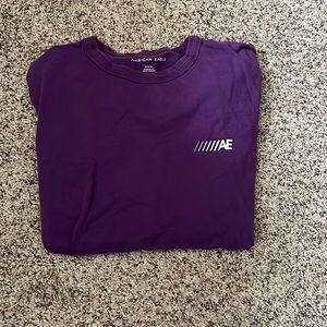 Purple long sleeve shirt